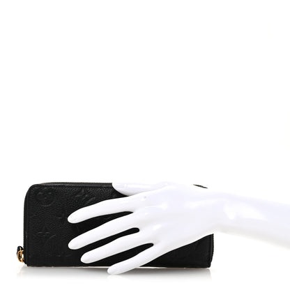 Louis Vuitton Empreinte Clemence Wallet Black 2 of 10