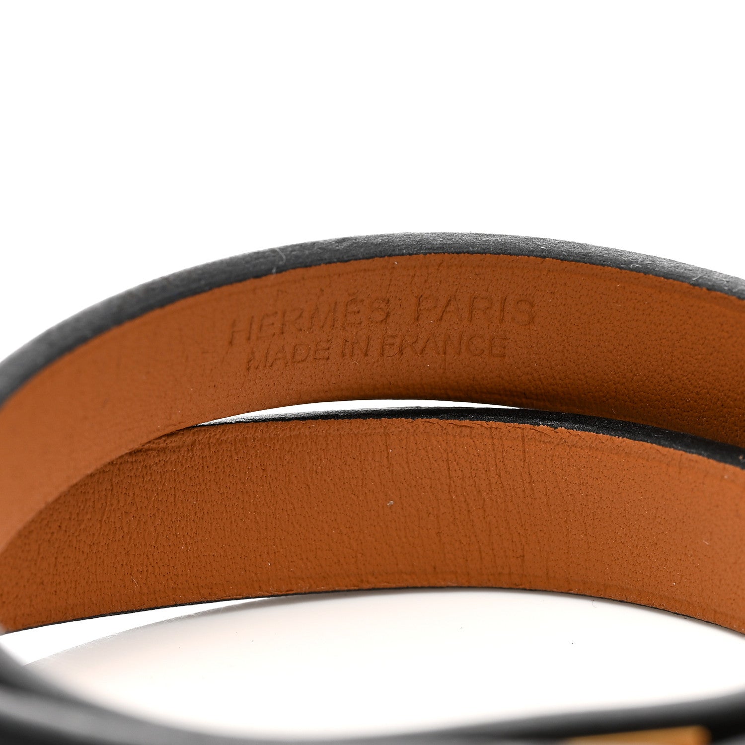 Hermes Swift Kelly Double Tour Bracelet T2 Black 3 of 6