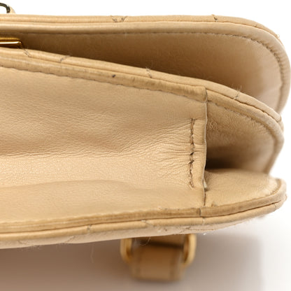 Chanel Lambskin Quilted Flap Waist Belt Bag 75 30 Beige 21 of 24