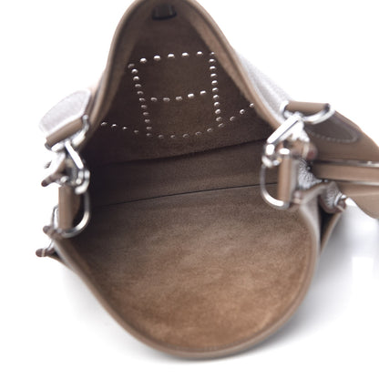 Hermes Taurillon Clemence Evelyne III PM Etoupe 5 of 8