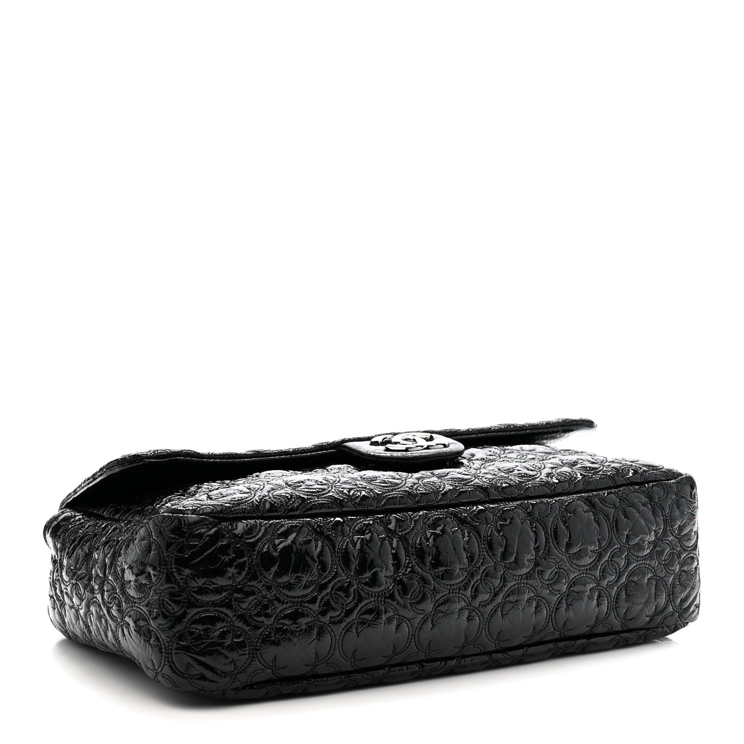 Chanel Vinyl Rock In Moscow Single Flap Black 4 of 10