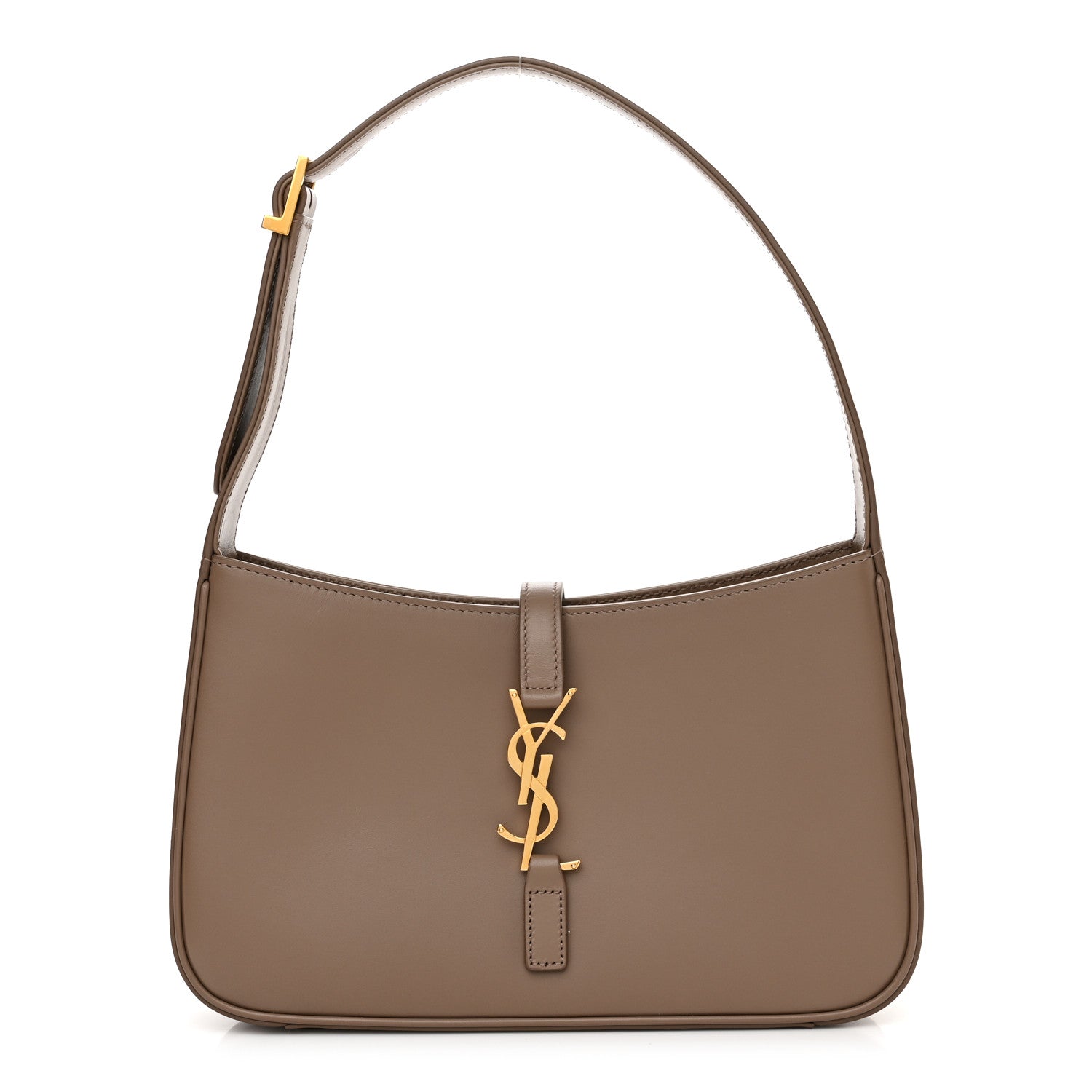Saint Laurent Smooth Calfskin Le 5 A 7 Hobo Taupe 1 of 10