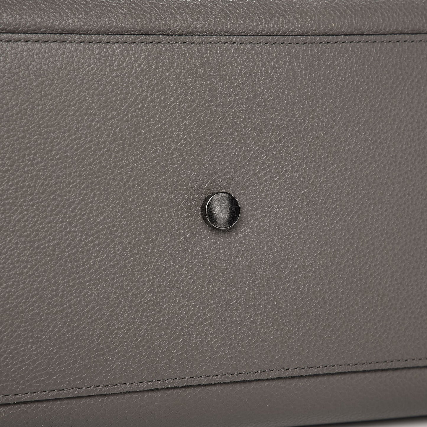 Grained Calfskin Small Sac De Jour Fog