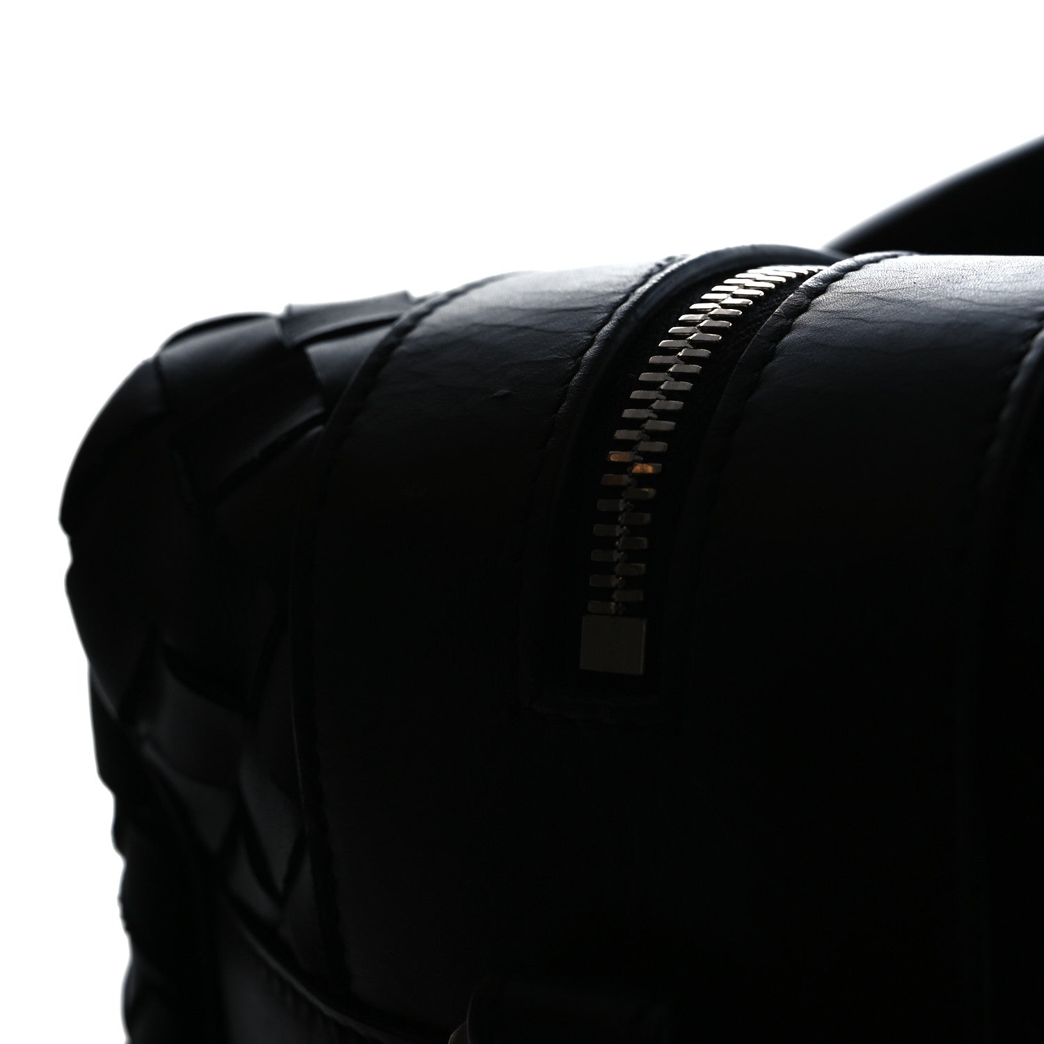 Bottega Veneta Calfskin Intrecciato Hydrology Gym Bag Black 12 of 13