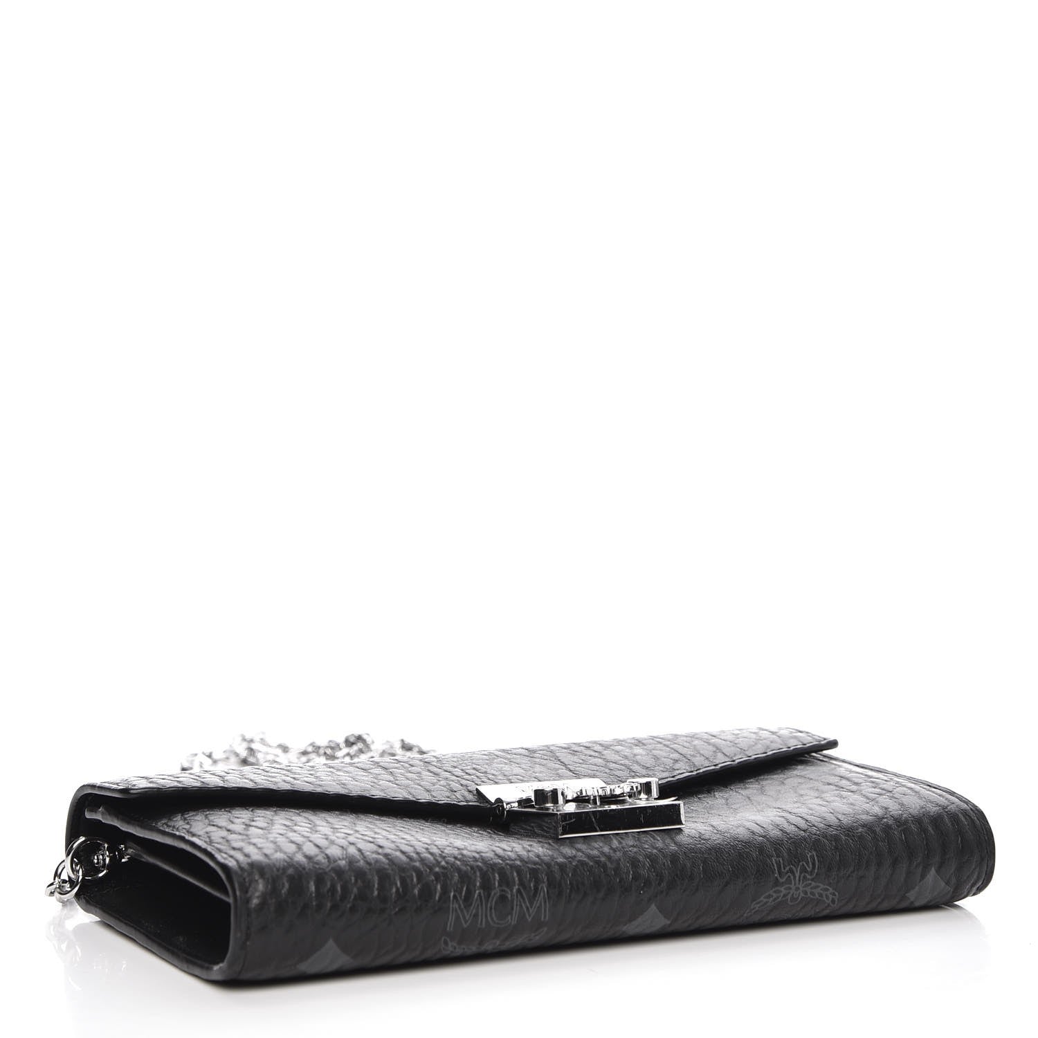 MCM Visetos Large Patricia Wallet On Chain Black 4 of 14