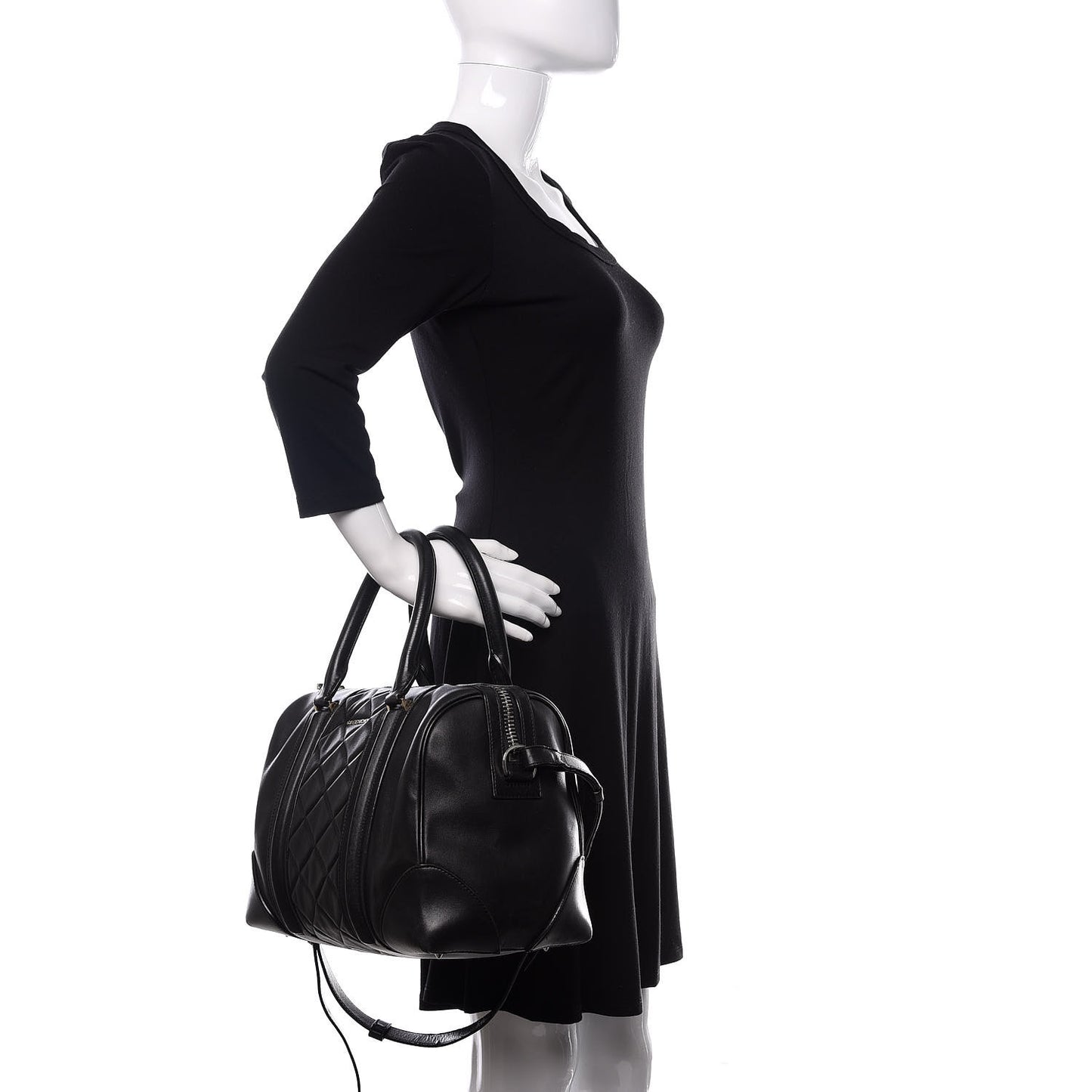 Lambskin Quilted Medium Lucrezia Black