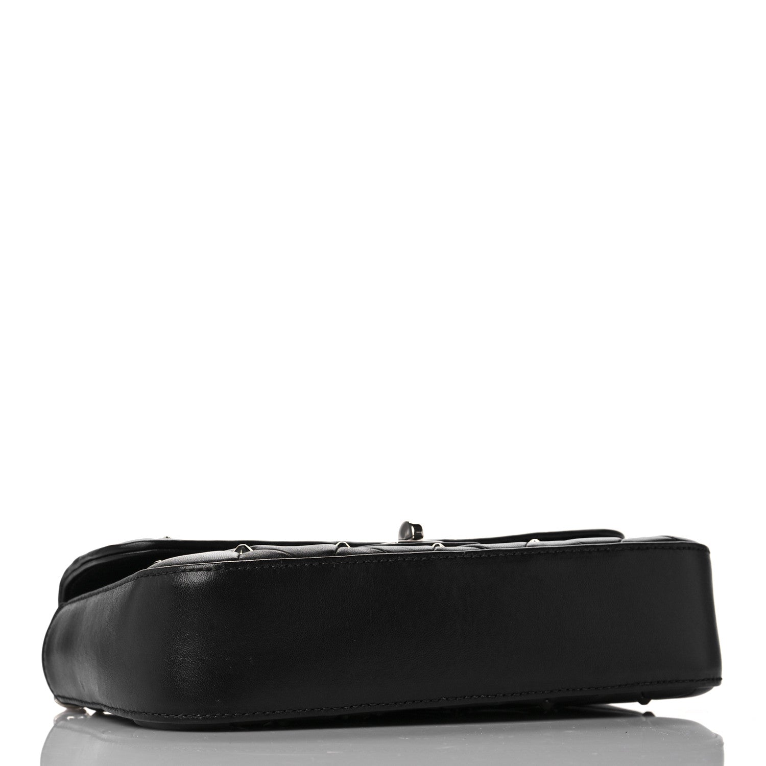 Miu Miu Pattina Nappa Crystal Studded Flap Bag Black 4 of 11
