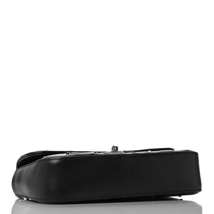 Miu Miu Pattina Nappa Crystal Studded Flap Bag Black 4 of 11