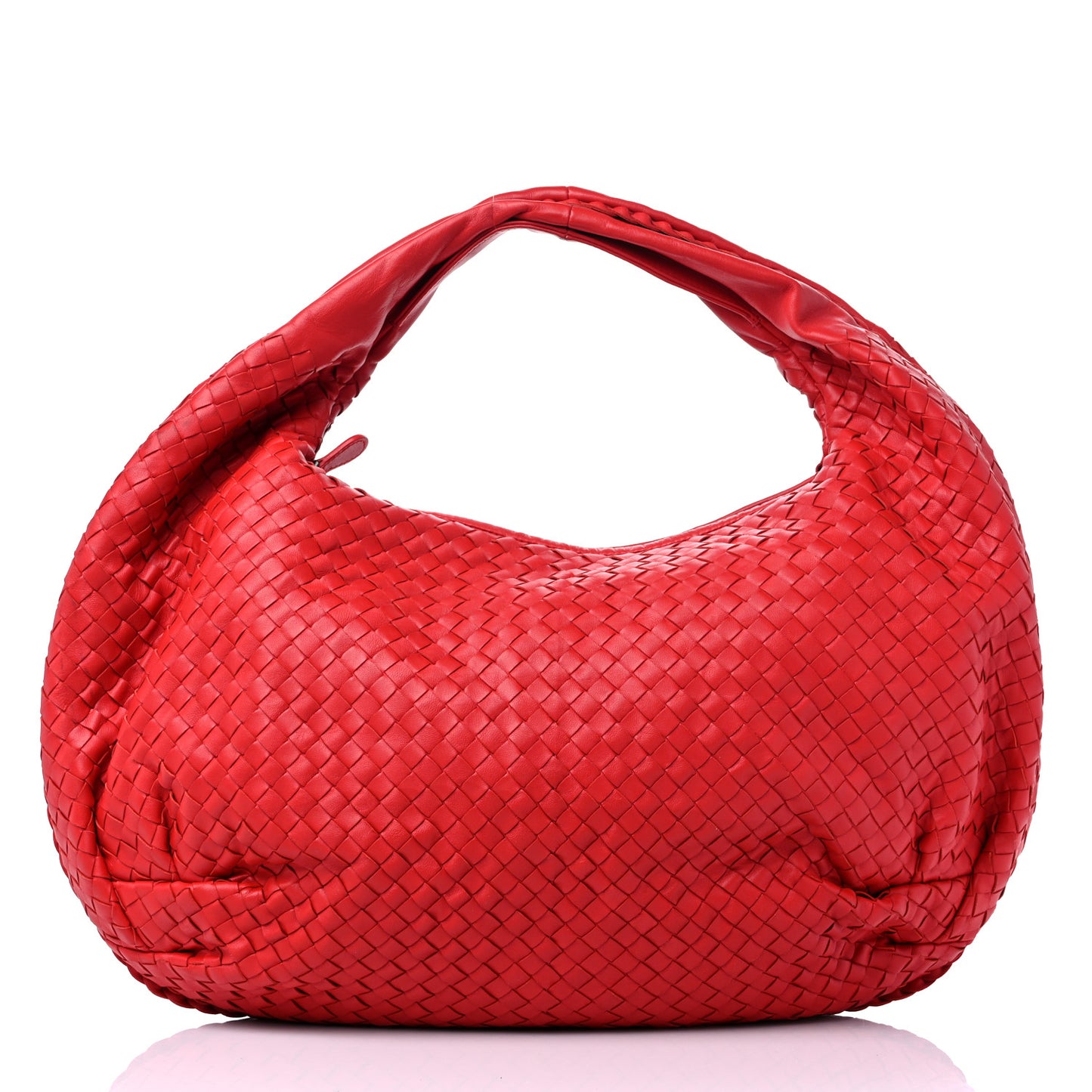 Nappa Intrecciato Medium Belly Veneta Hobo Flame