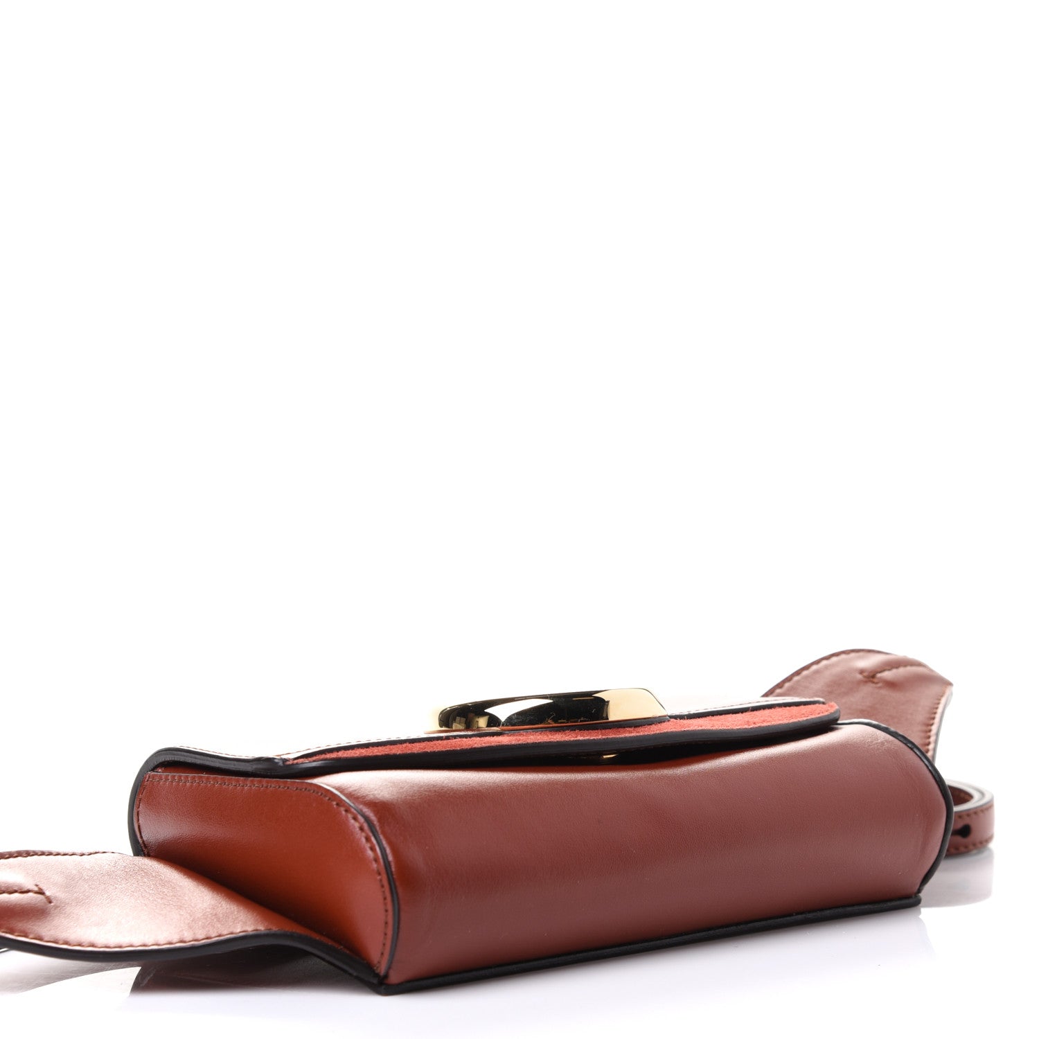 Chloe Calfskin Suede C Belt Bag Sepia Brown 4 of 5