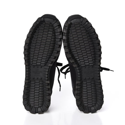 Valentino Garavani Suede Nylon Camouflage Womens Soul Rockstud Sneakers 37.5 Black 7 of 10