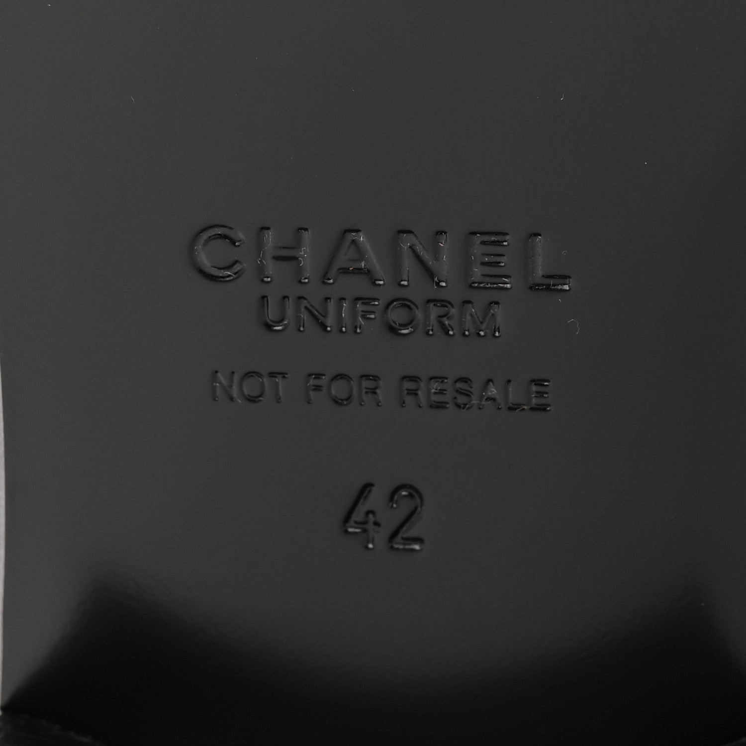Chanel Lambskin Mens Stitched CC Loafers 42 Black 7 of 9