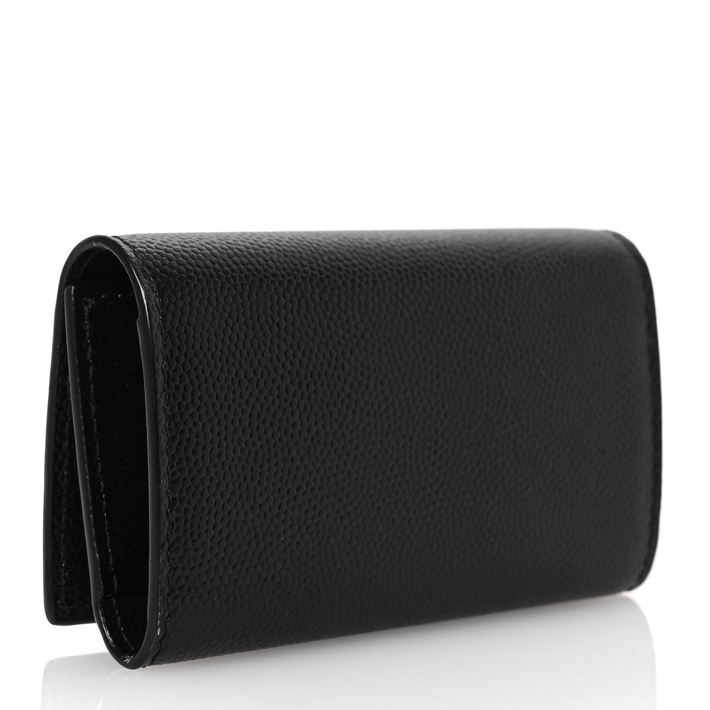 Grain de Poudre Monogram Slim Key Case Black