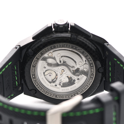 IWC Black Carbon Rubber 46mm Ingenieur Automatic Watch Black IW322404 4 of 5