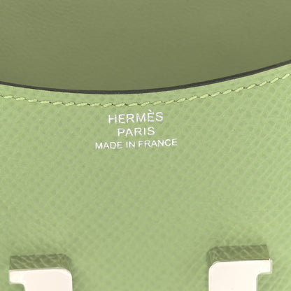 Hermes Epsom Constance Slim Wallet Vert Criquet 6 of 8