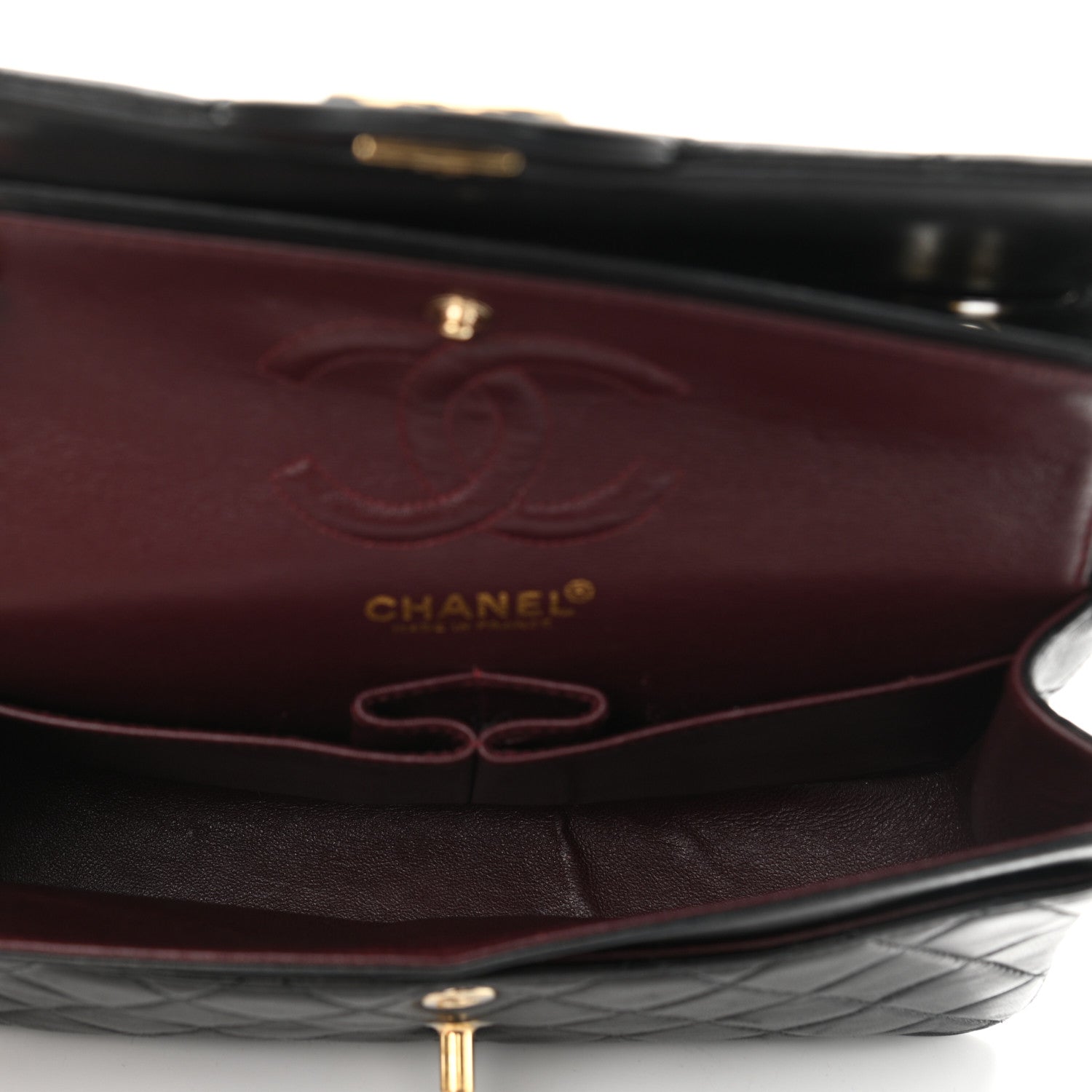 Chanel Lambskin Quilted Small Double Flap Black 5 of 11
