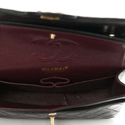 Chanel Lambskin Quilted Small Double Flap Black 5 of 11