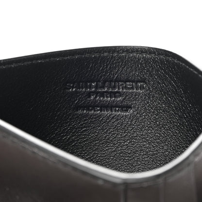 Saint Laurent Calfskin 5 Fragments Card Holder Black 6 of 8