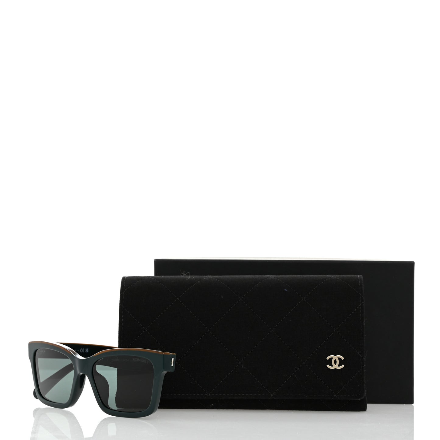 Acetate Square Sunglasses 5417 Green