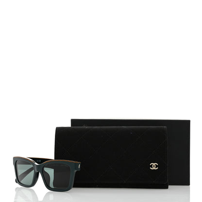 Chanel Acetate Square Sunglasses 5417 Green 8 of 8