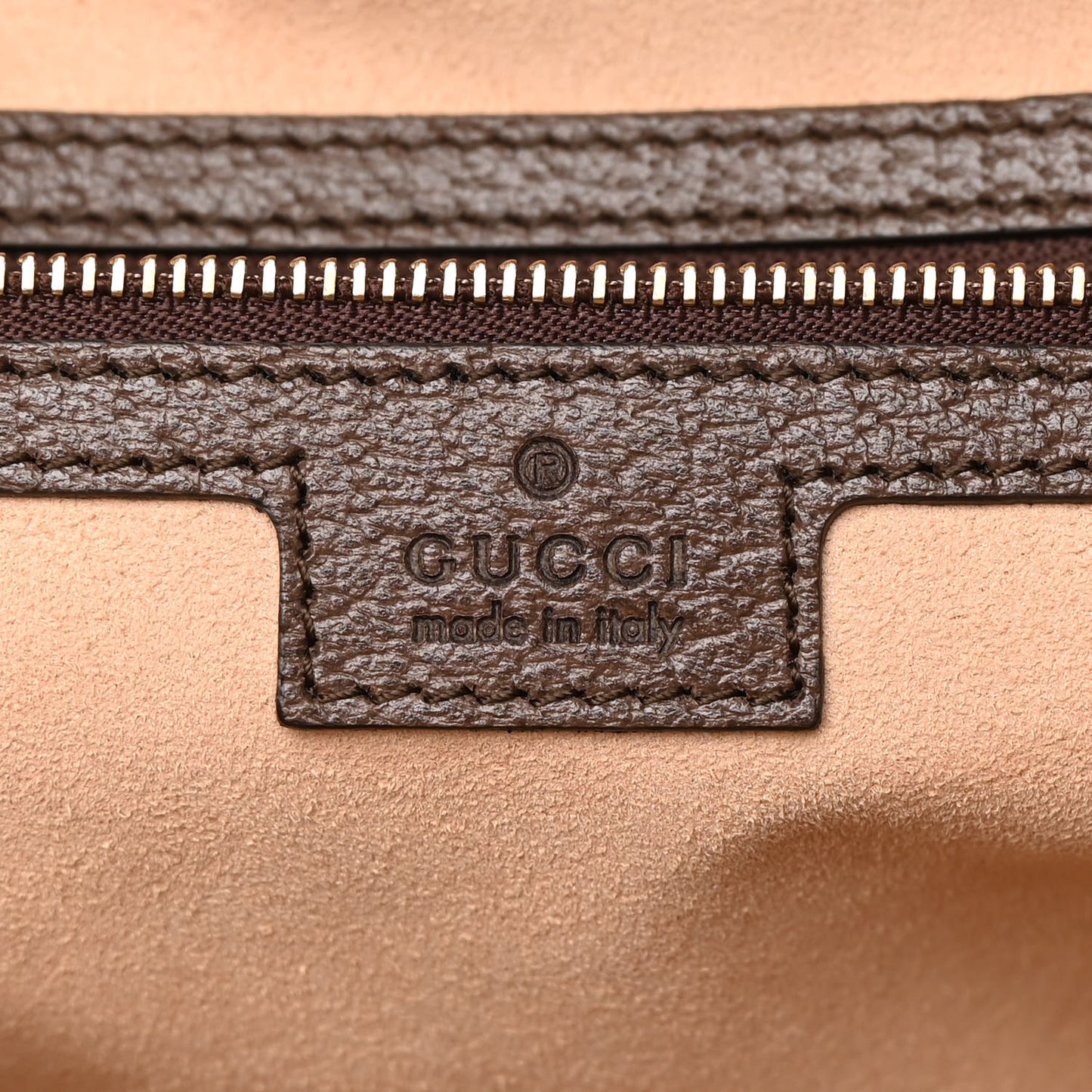 GG Supreme Monogram Web Medium Ophidia Tote Bag Brown