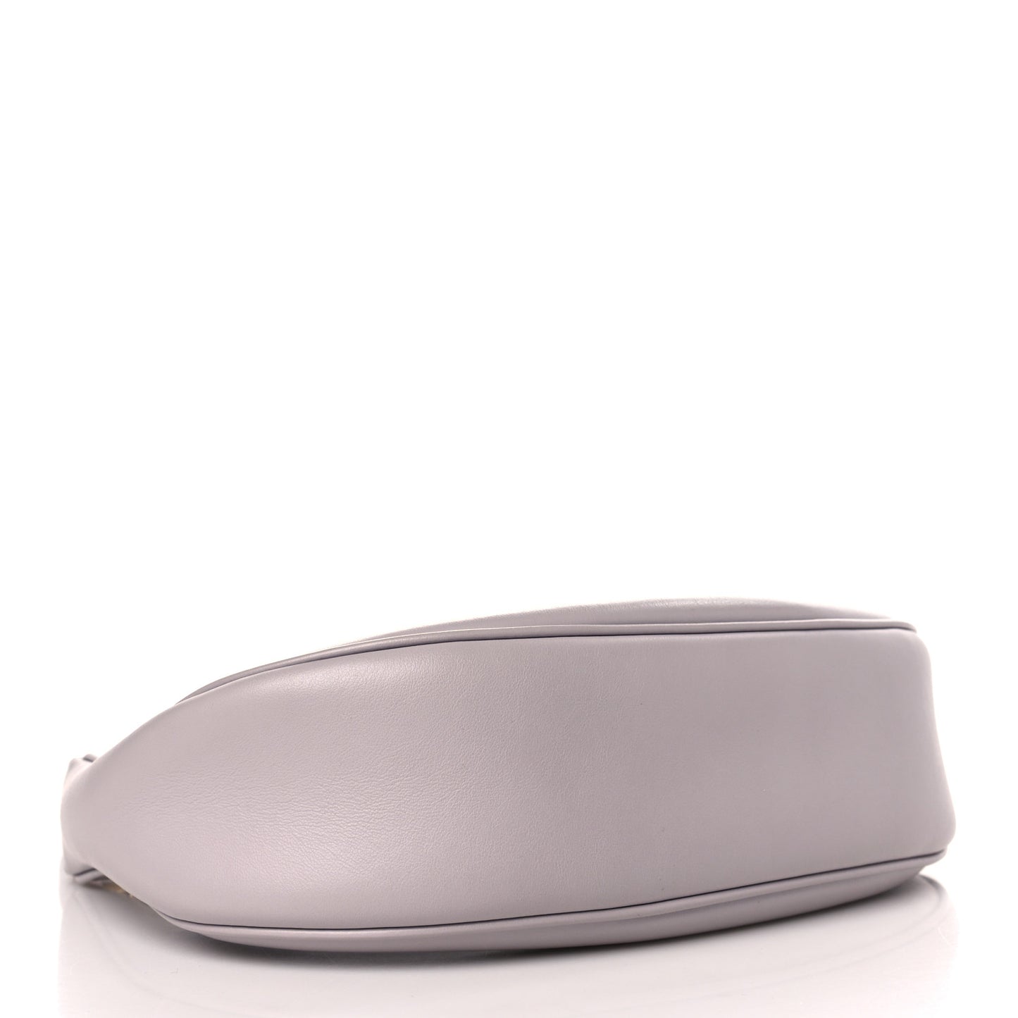 Smooth Calfskin Ava Shoulder Bag Lavender Grey