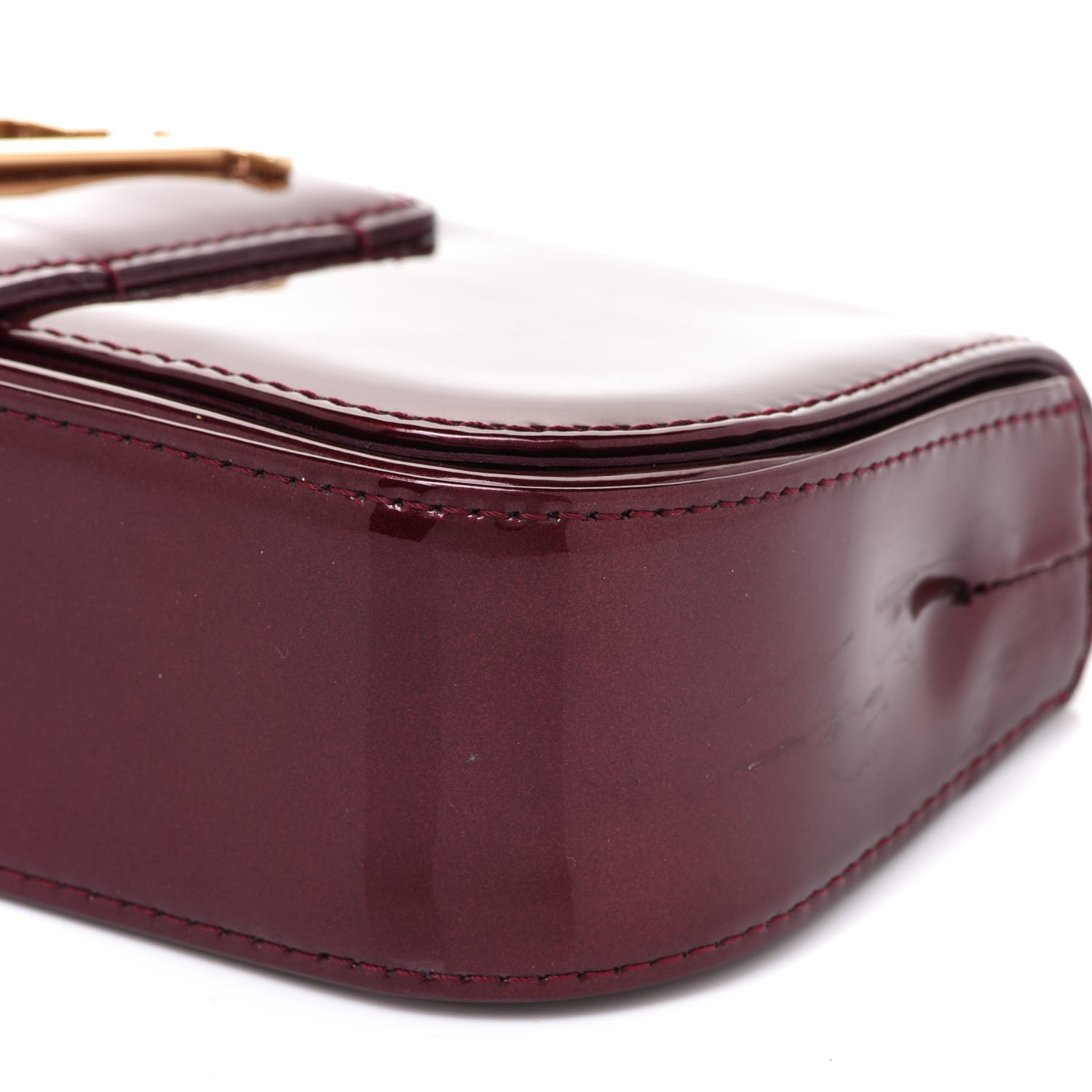 Louis Vuitton Patent Sobe Clutch Rouge Fauviste 9 of 9