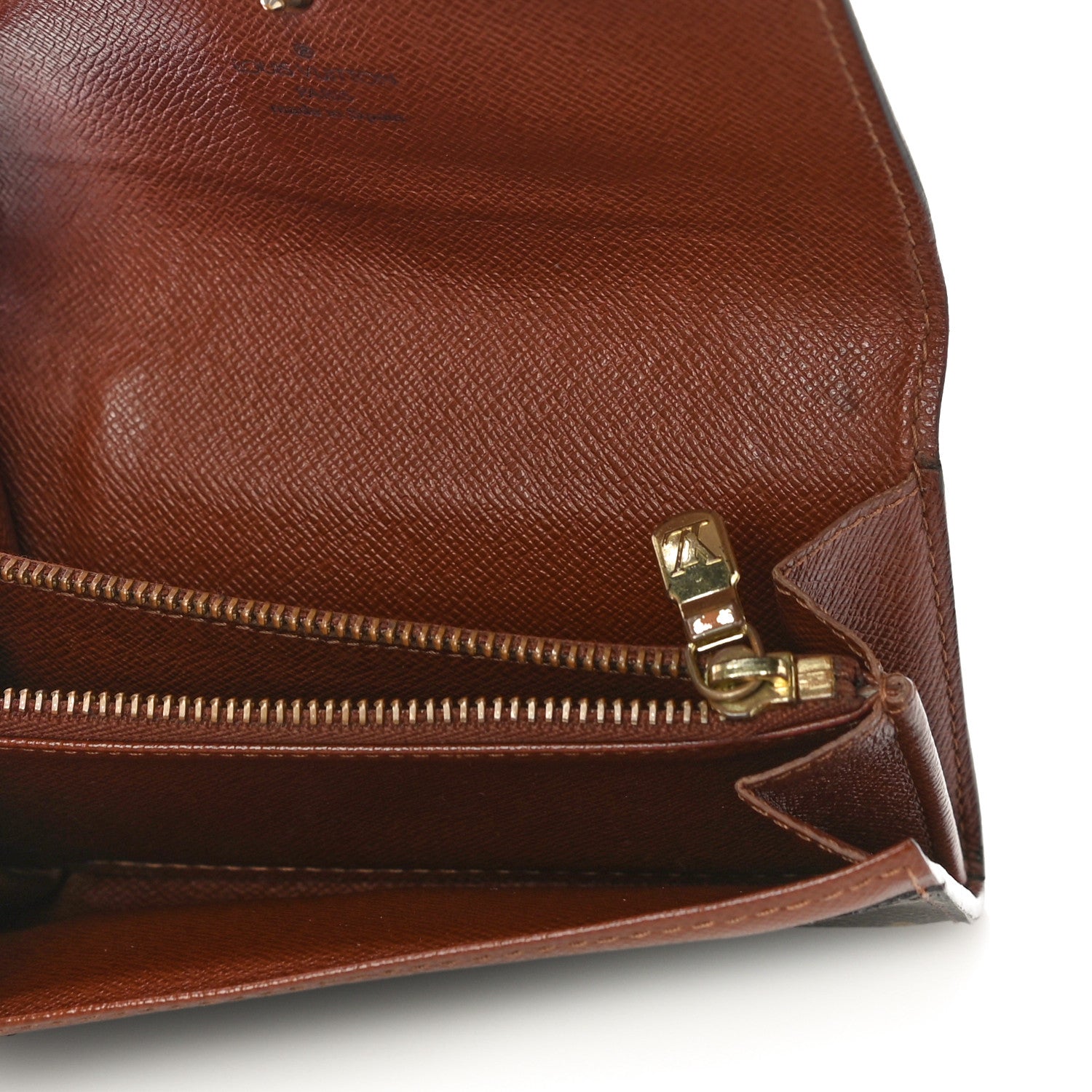 Louis Vuitton Monogram Porte-Monnaie Tresor Wallet 5 of 11