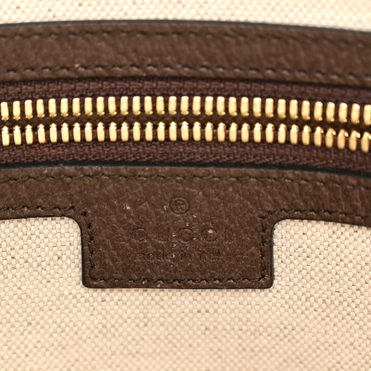 Monogram Jumbo GG Textured Dollar Calfskin Web Wristlet Messenger Bag Camel Ebony New Acero