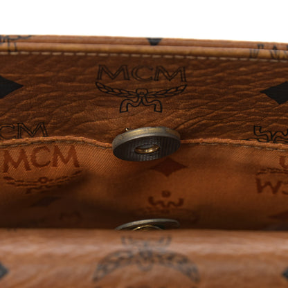 MCM Visetos Small Tote Cognac 11 of 16