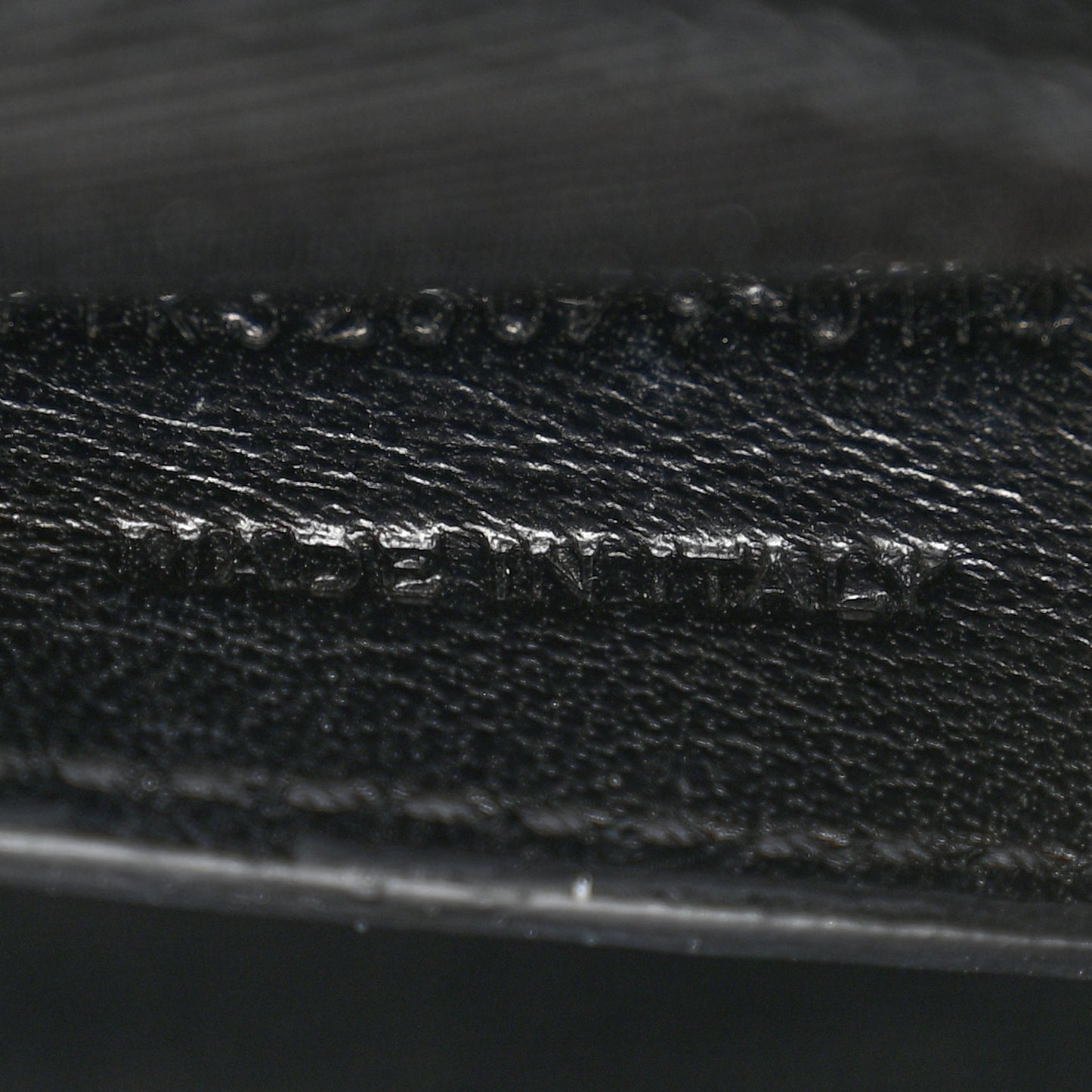 Grain De Poudre Monogram Cassandre Clutch Black