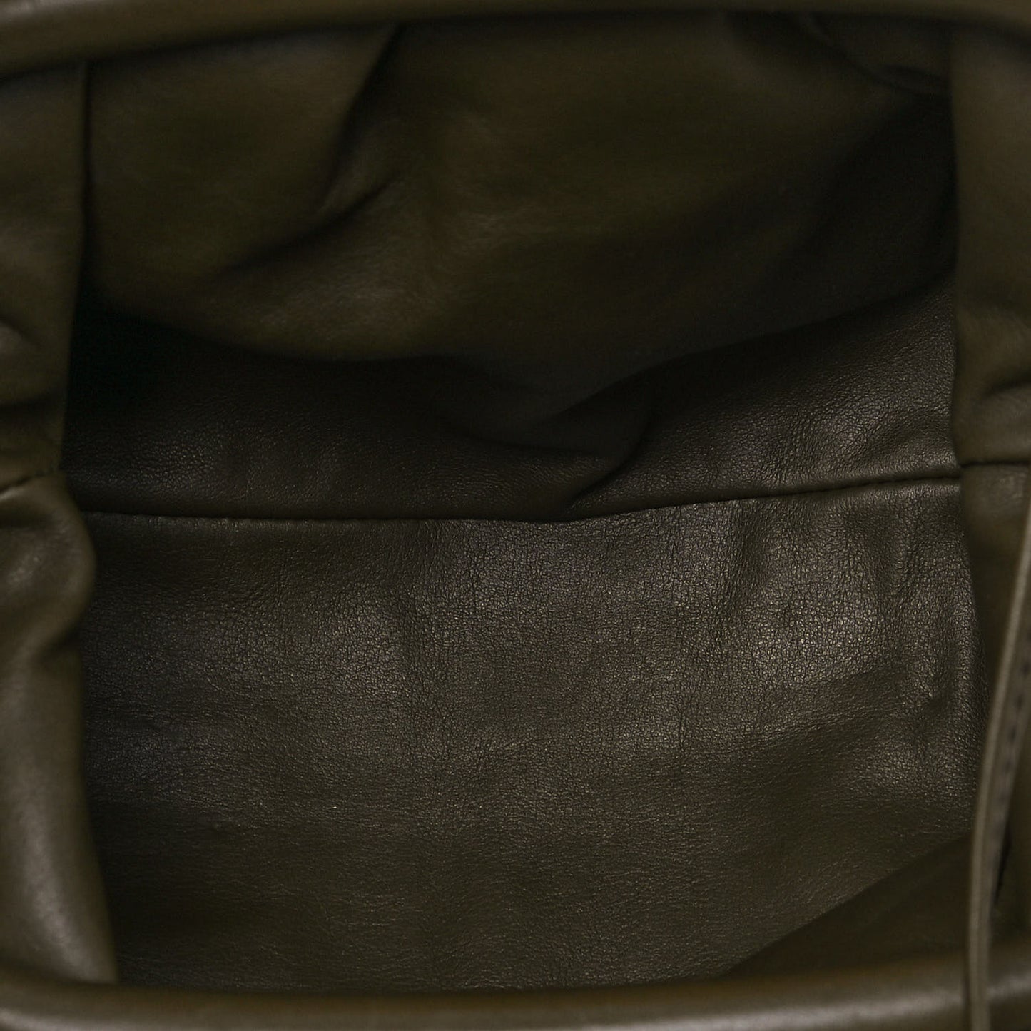 Butter Calfskin The Mini Pouch Kaki Fondente