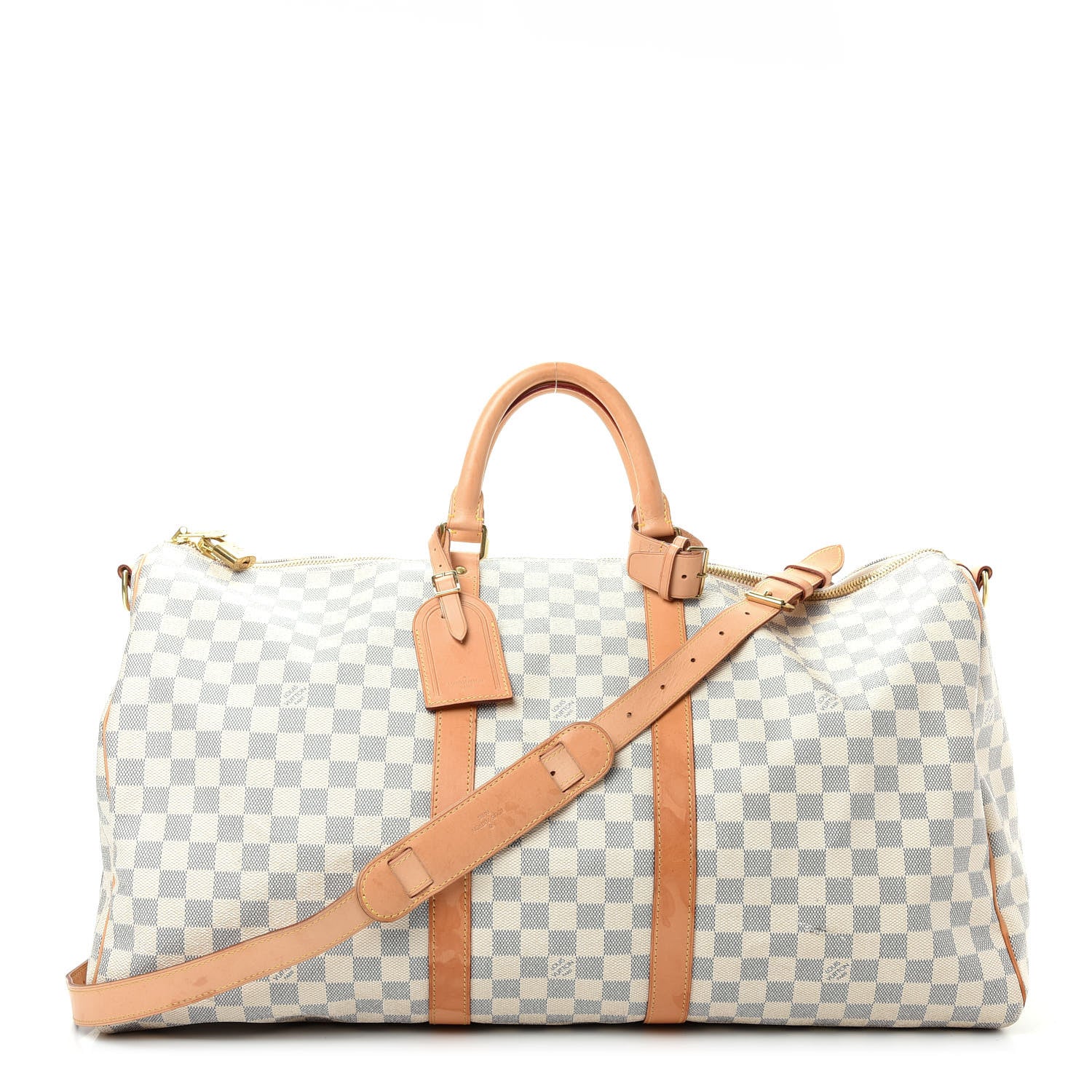Louis Vuitton Damier Azur Keepall Bandouliere 55 1 of 13