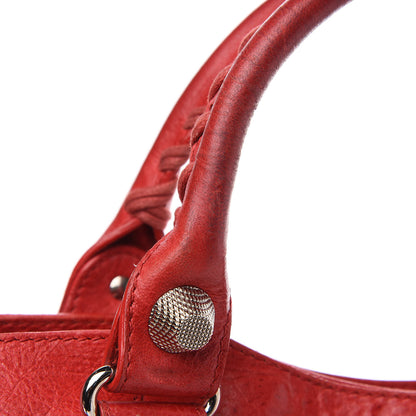 Balenciaga Agneau Giant 21 Silver Hardware City Rouge Coquelicot 13 of 17