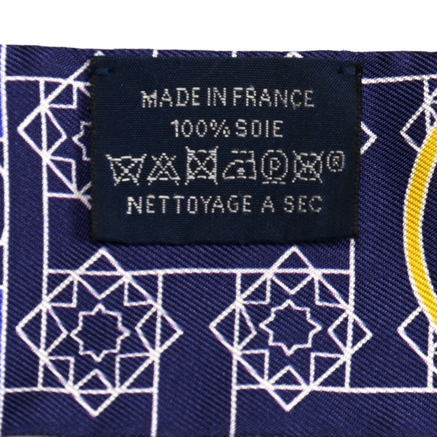 Hermes Silk La Danse Des Amazones Twilly Indigo Jaune Multicolor 4 of 4