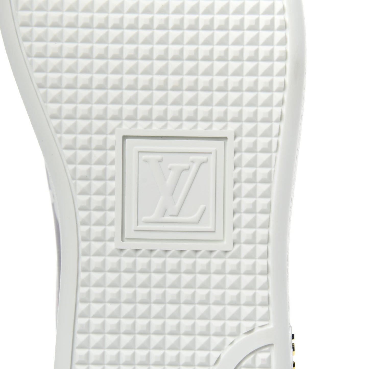 Calfskin Monogram Frontrow Sneakers 38 White Black