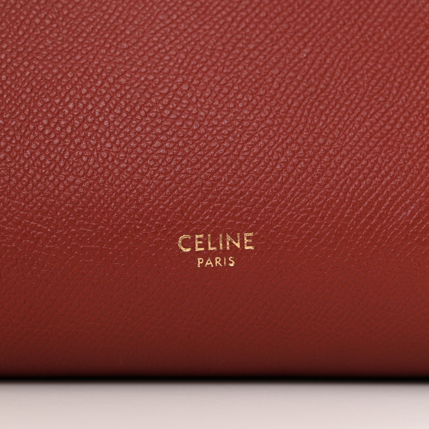Celine Grained Calfskin Nano Belt Bag Burgundy 6 of 13