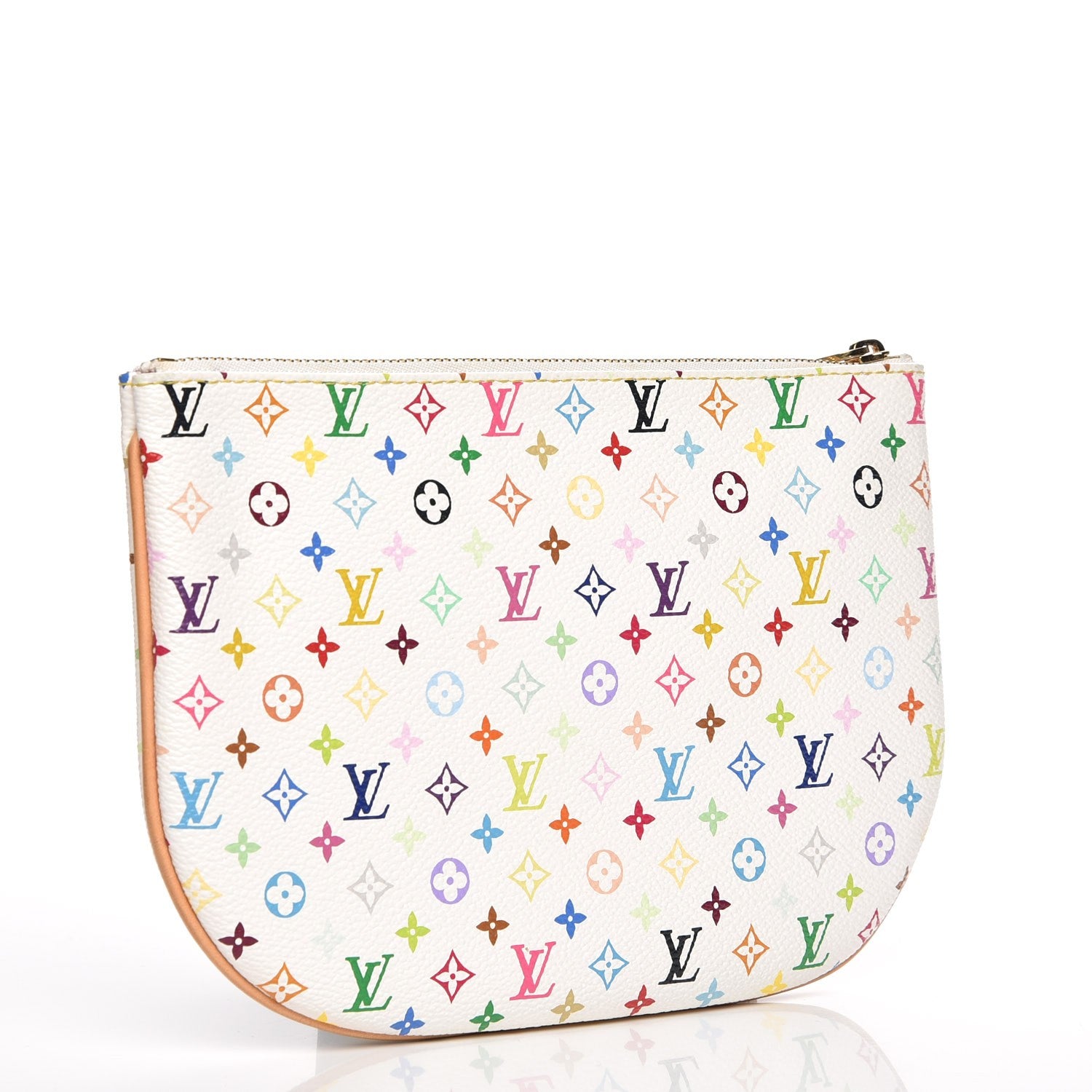 Louis Vuitton Monogram Multicolor Pochette Plate GM White 3 of 6