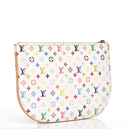 Louis Vuitton Monogram Multicolor Pochette Plate GM White 3 of 6
