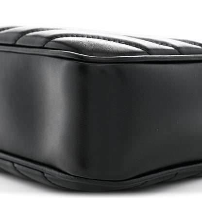 Saint Laurent Calfskin Matelasse Monogram Lou Camera Bag Black 10 of 10