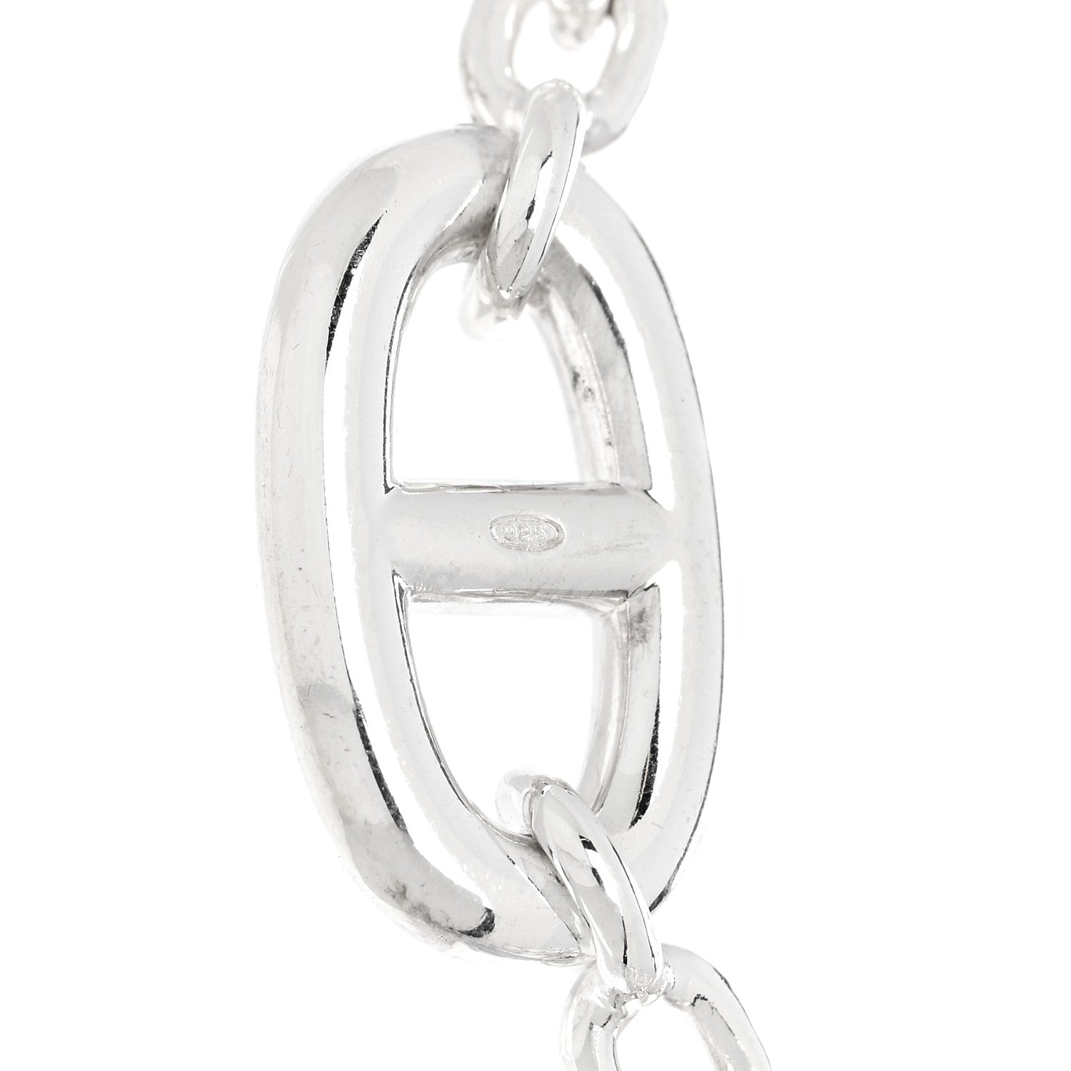 Hermes Sterling Silver Farandole Bracelet LG 3 of 5