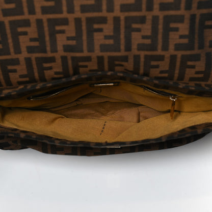 Fendi Zucca Patent Mia Shoulder Flap Tobacco 5 of 13