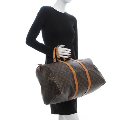 Louis Vuitton Monogram Keepall 50 2 of 14
