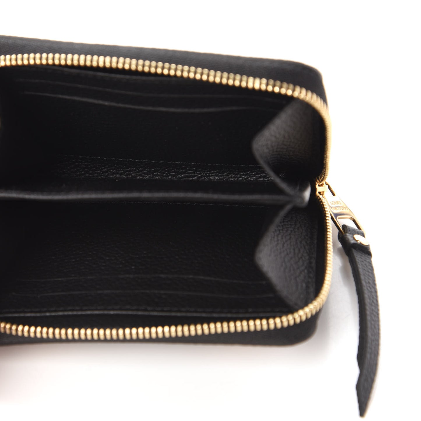 Empreinte Monogram Giant Zippy Coin Purse Black Beige