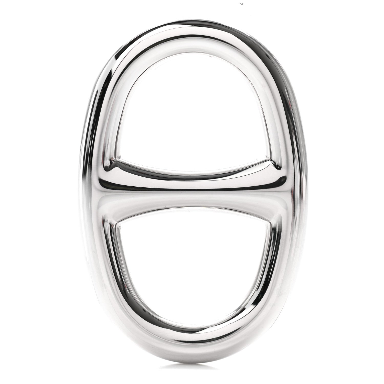 Hermes Palladium Chaine D'Ancre Scarf Ring 1 of 6