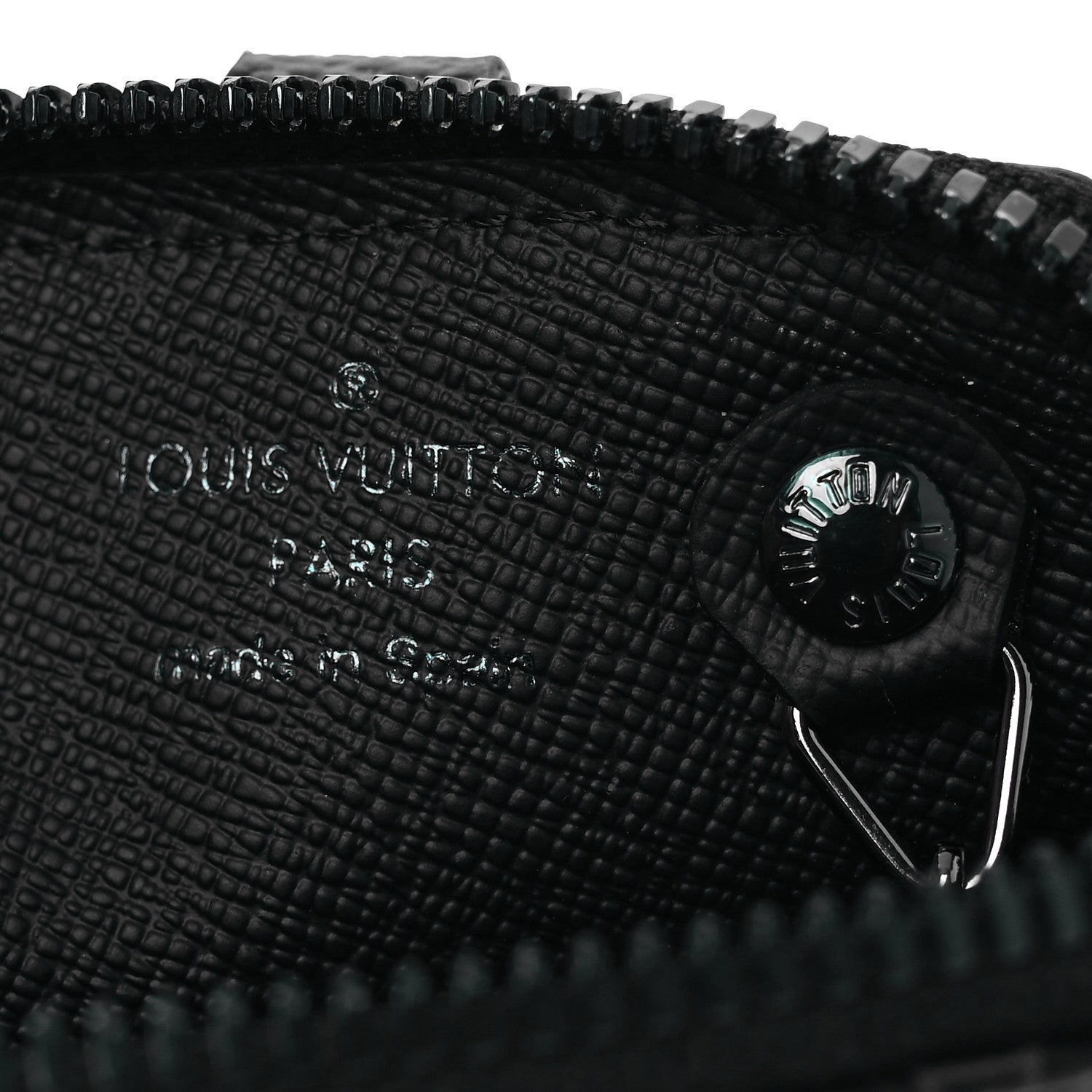 Louis Vuitton Monogram Eclipse Vivienne Zipper Key Ring 6 of 6