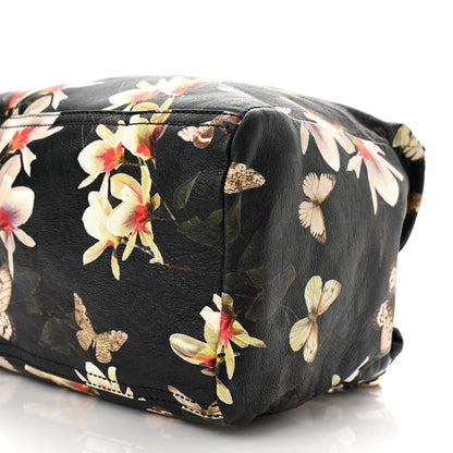 Givenchy Lambskin Magnolia Print Medium Pandora Black 10 of 10