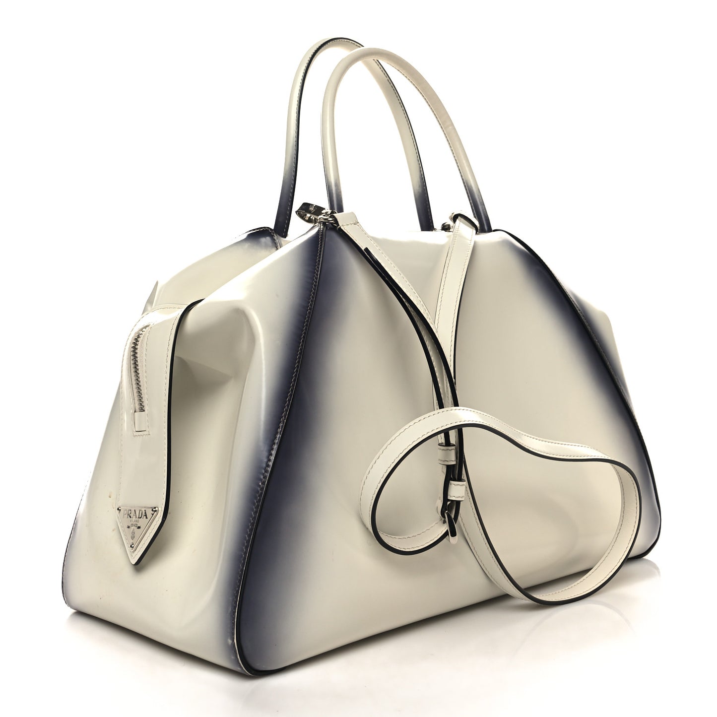 Spazzolato Large Supernova Handbag White Sfumato