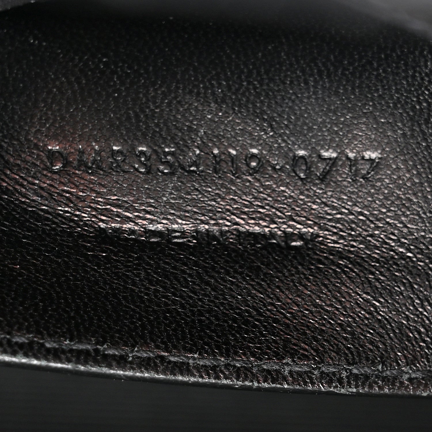 Saint Laurent Calfskin Crocodile Embossed Medium Classic Monogram Kate Tassel Satchel Black 7 of 17