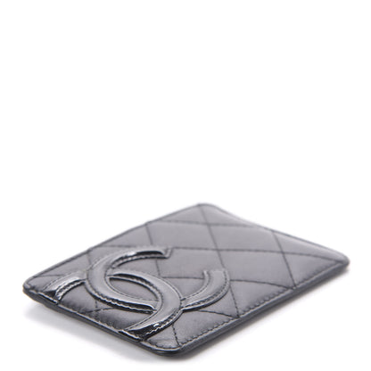 Chanel Calfskin Quilted Cambon Card Holder Black 4 of 12